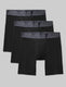Apollo Boxer Brief 8" (3-Pack)::Black