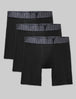 Apollo Boxer Brief 8" (3-Pack)::Black