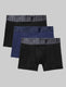 Apollo Trunk 4" (3-Pack)::Black/Navy Blazer