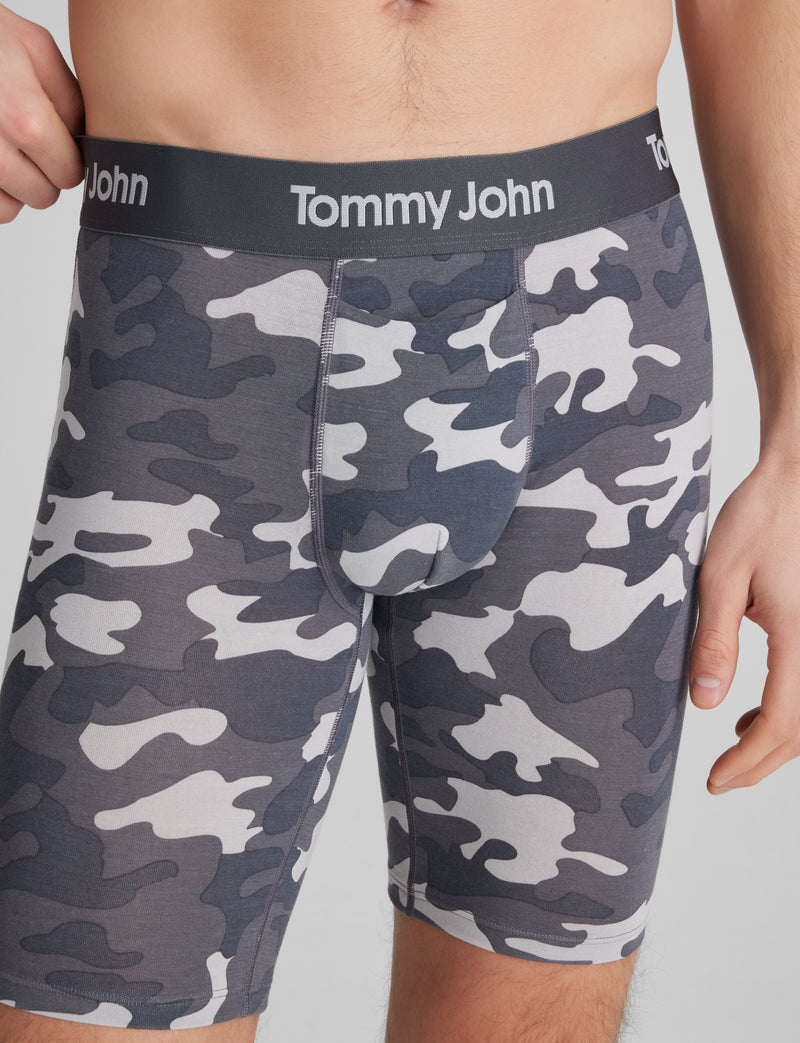 Second Skin Boxer Brief 8"::High Rise Camo