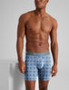 Second Skin Boxer Brief 8"::Ebb and Flow Shifting Plaid