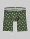 Second Skin Boxer Brief 8"::Bronze Green Golf Tee Time::Swatch