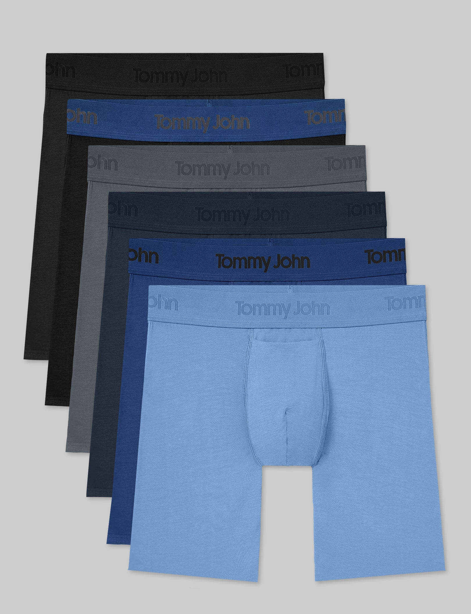 Second Skin Boxer Brief 8" (6-Pack)