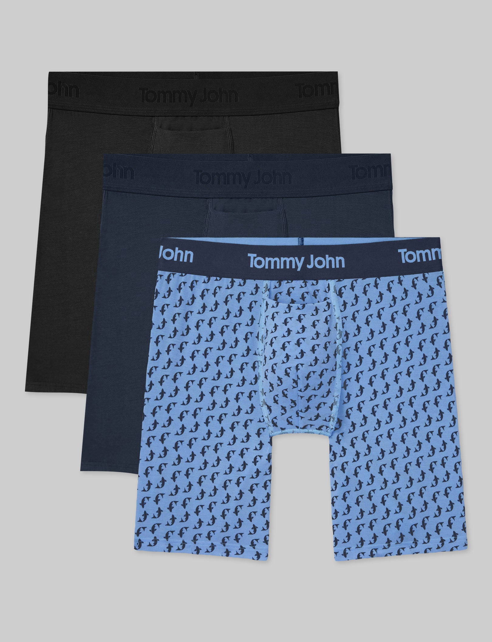 Second Skin Boxer Brief 8" (3-Pack)