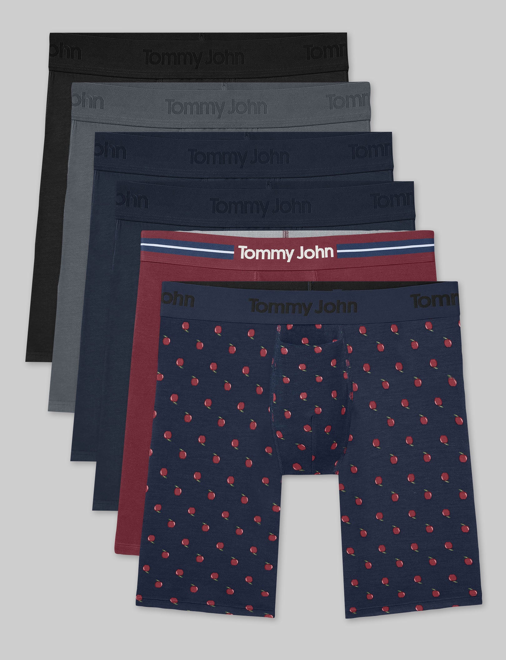 Second Skin Boxer Brief 8" (6-Pack)