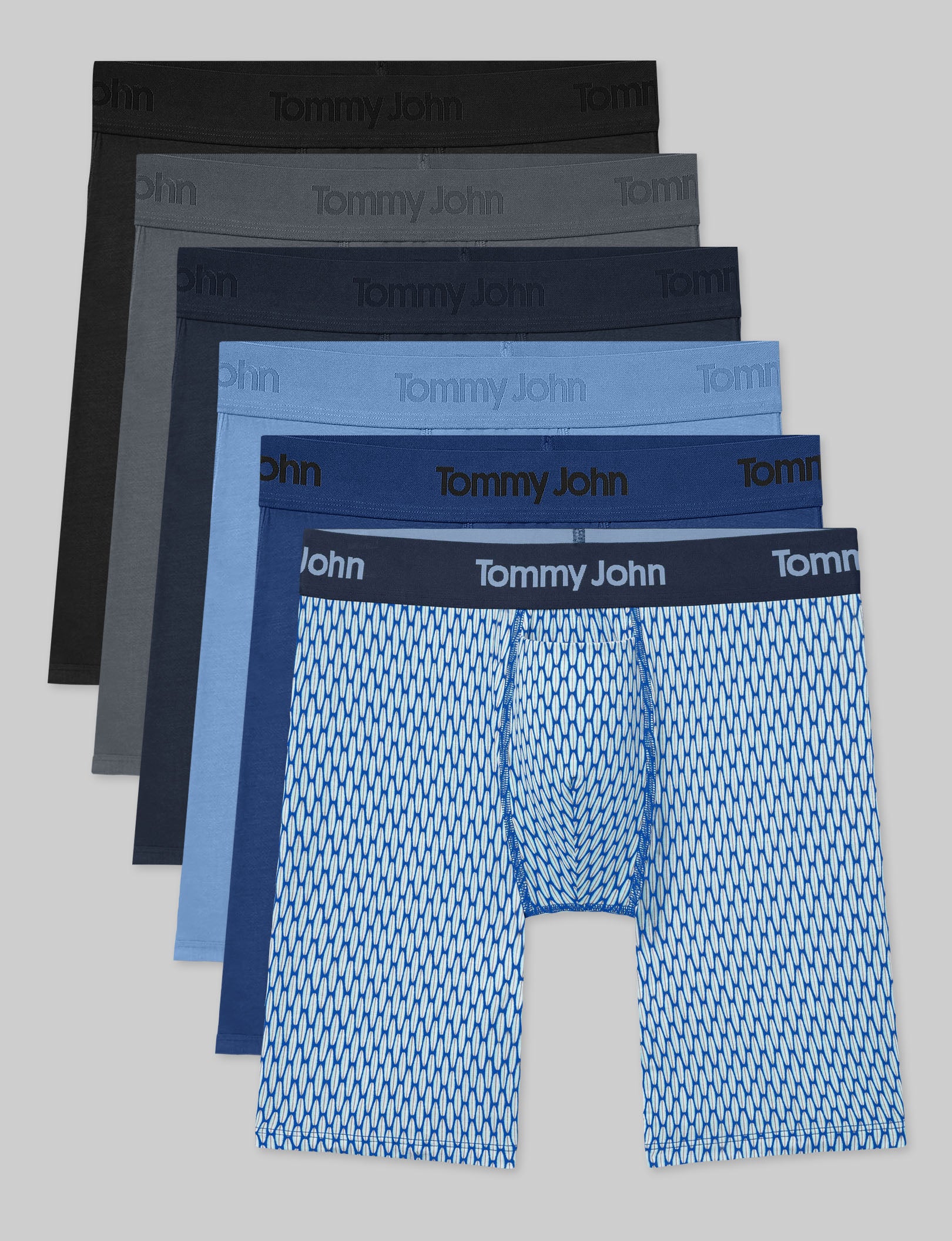 Second Skin Boxer Brief 8" (6-Pack)