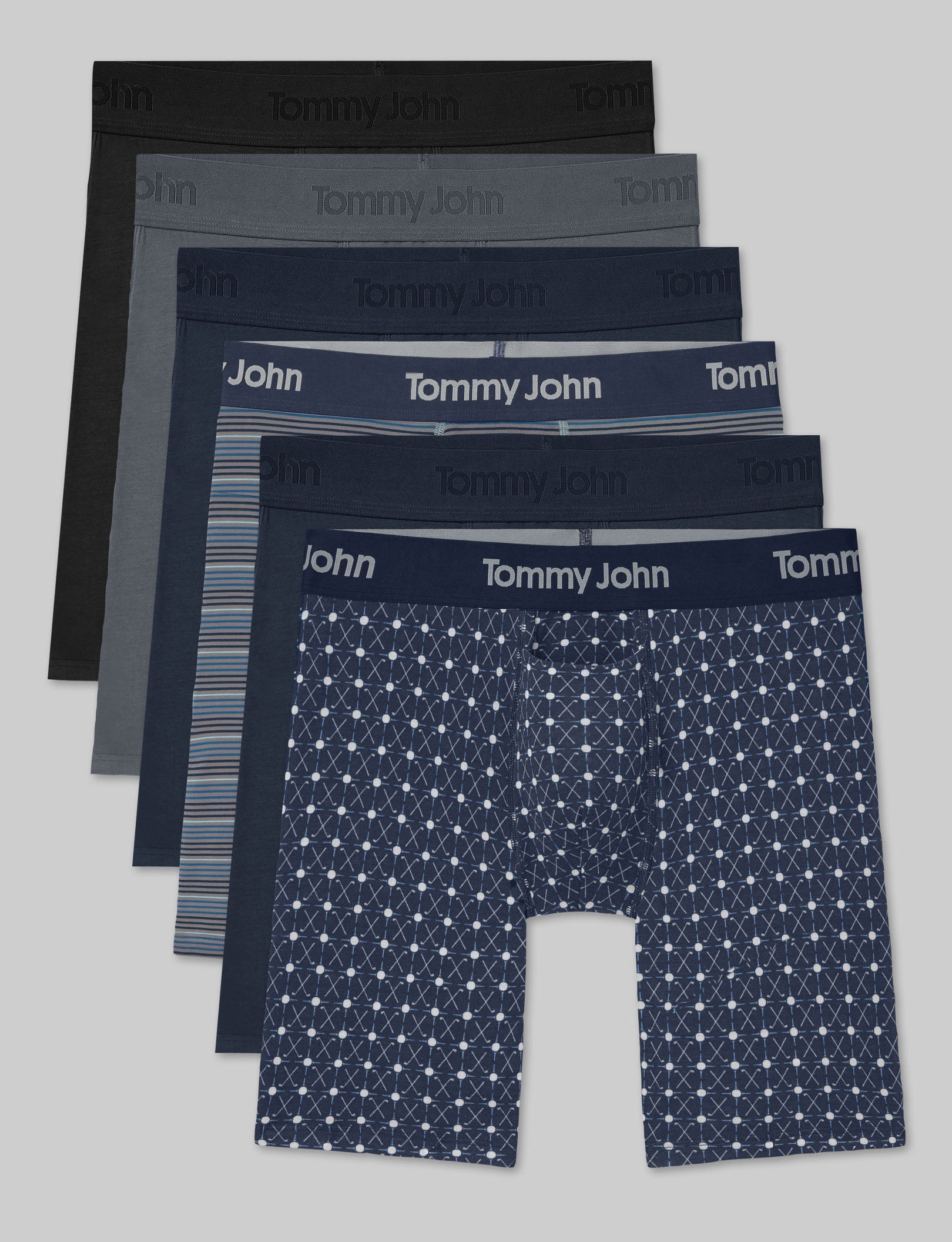 Second Skin Boxer Brief 8" (6-Pack)