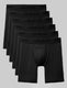 Second Skin Boxer Brief 6 Pack::Black