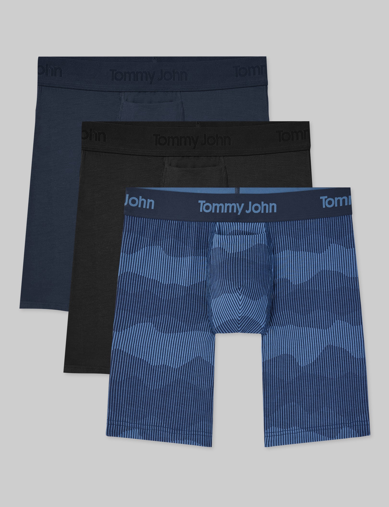 Second Skin Boxer Brief 8" (3-Pack)