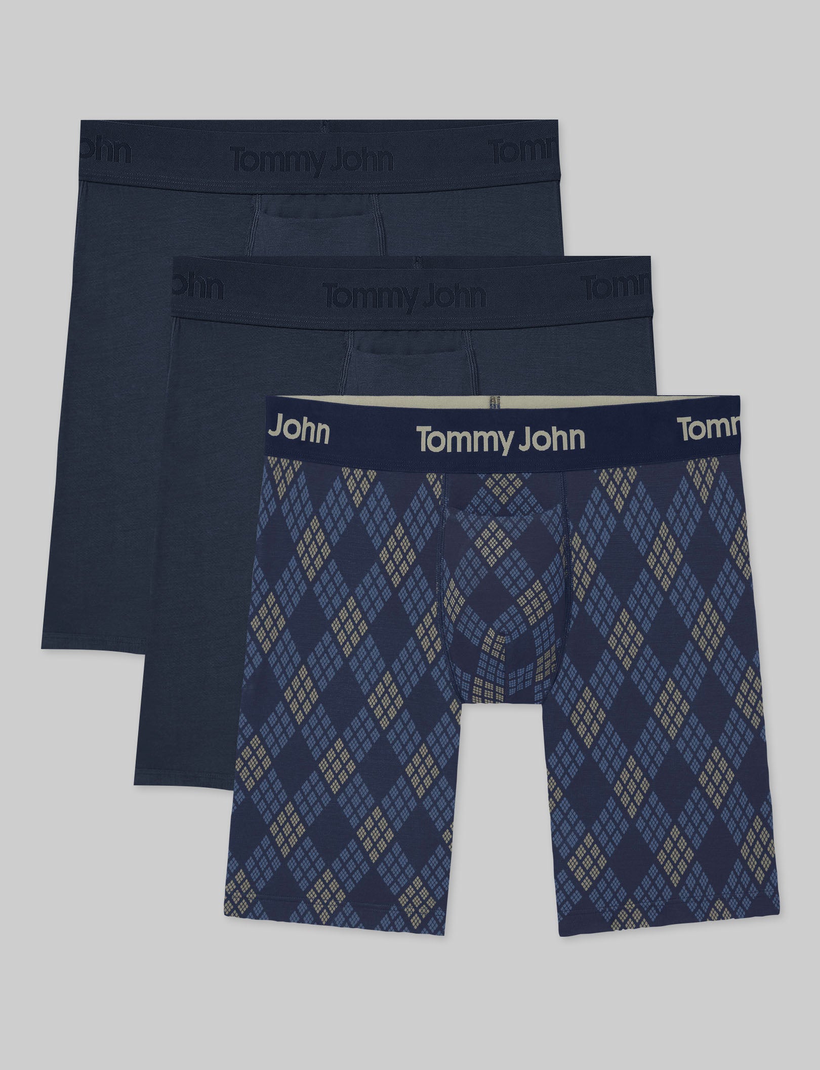 Second Skin Boxer Brief 8" (3-Pack)