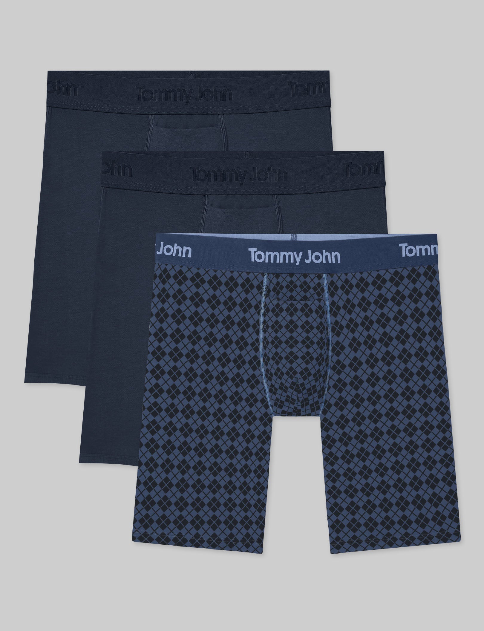 Second Skin Boxer Brief 8" (3-Pack)