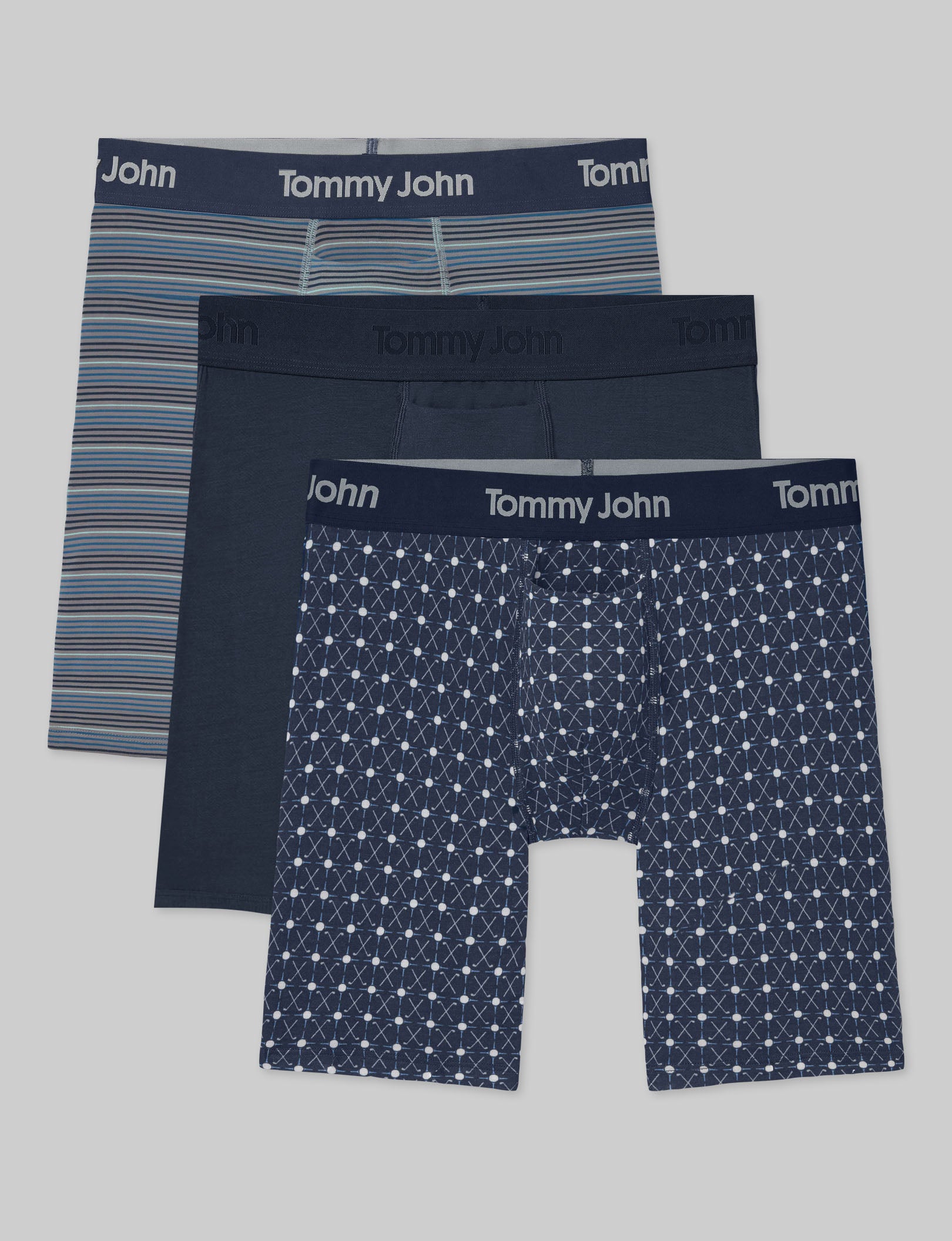 Second Skin Boxer Brief 8" (3-Pack)