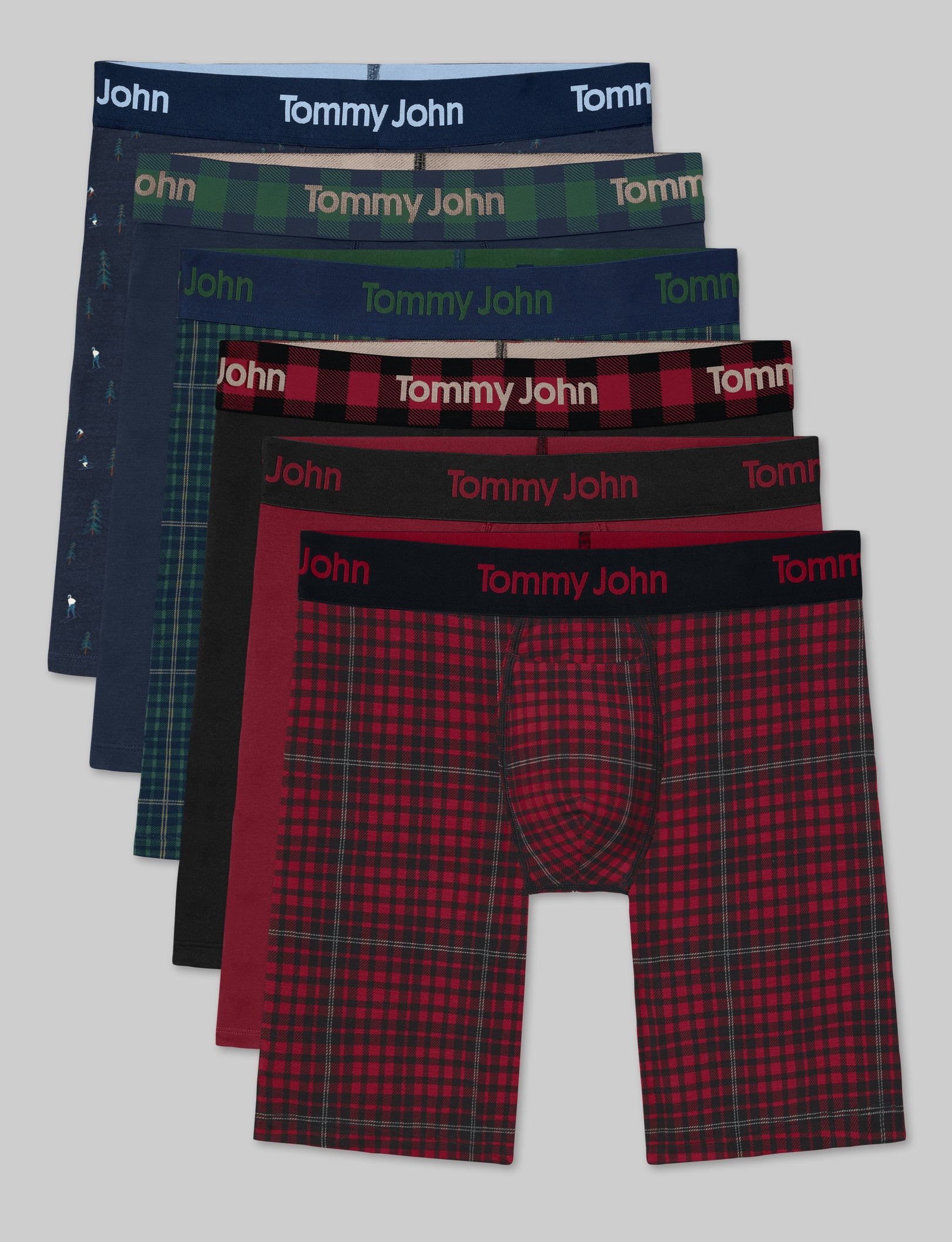 Second Skin Boxer Brief 8" (6-Pack)