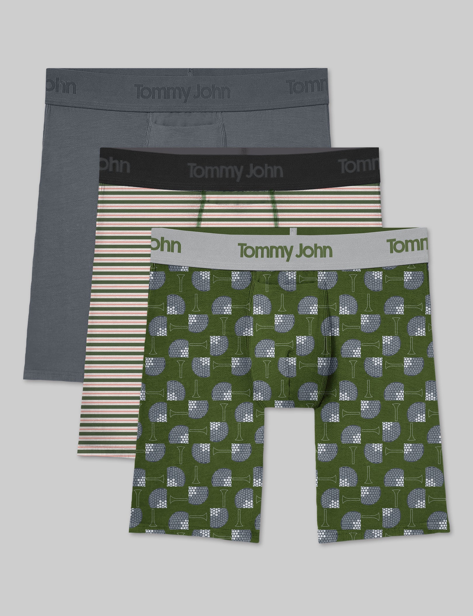 Second Skin Boxer Brief 8" (3-Pack)