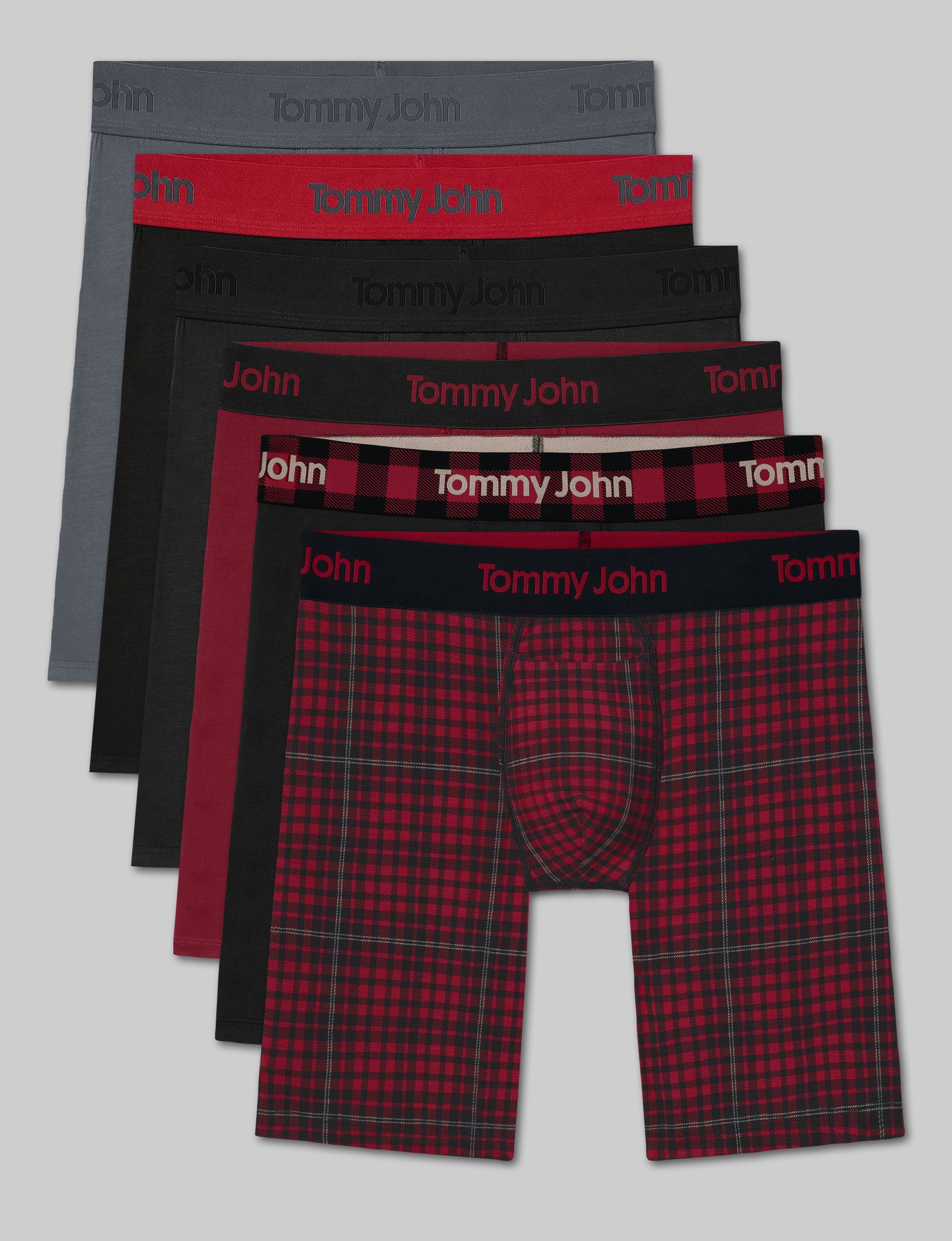 Second Skin Boxer Brief 8" (6-Pack)