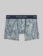 Second Skin Trunk 4"::Surf Spray Striped Leaves::Swatch