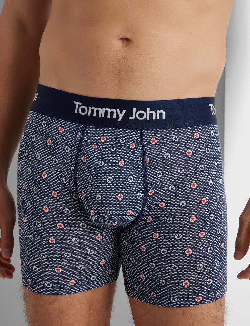 Second Skin Trunk 4"::Dress Blues Vintage Stars