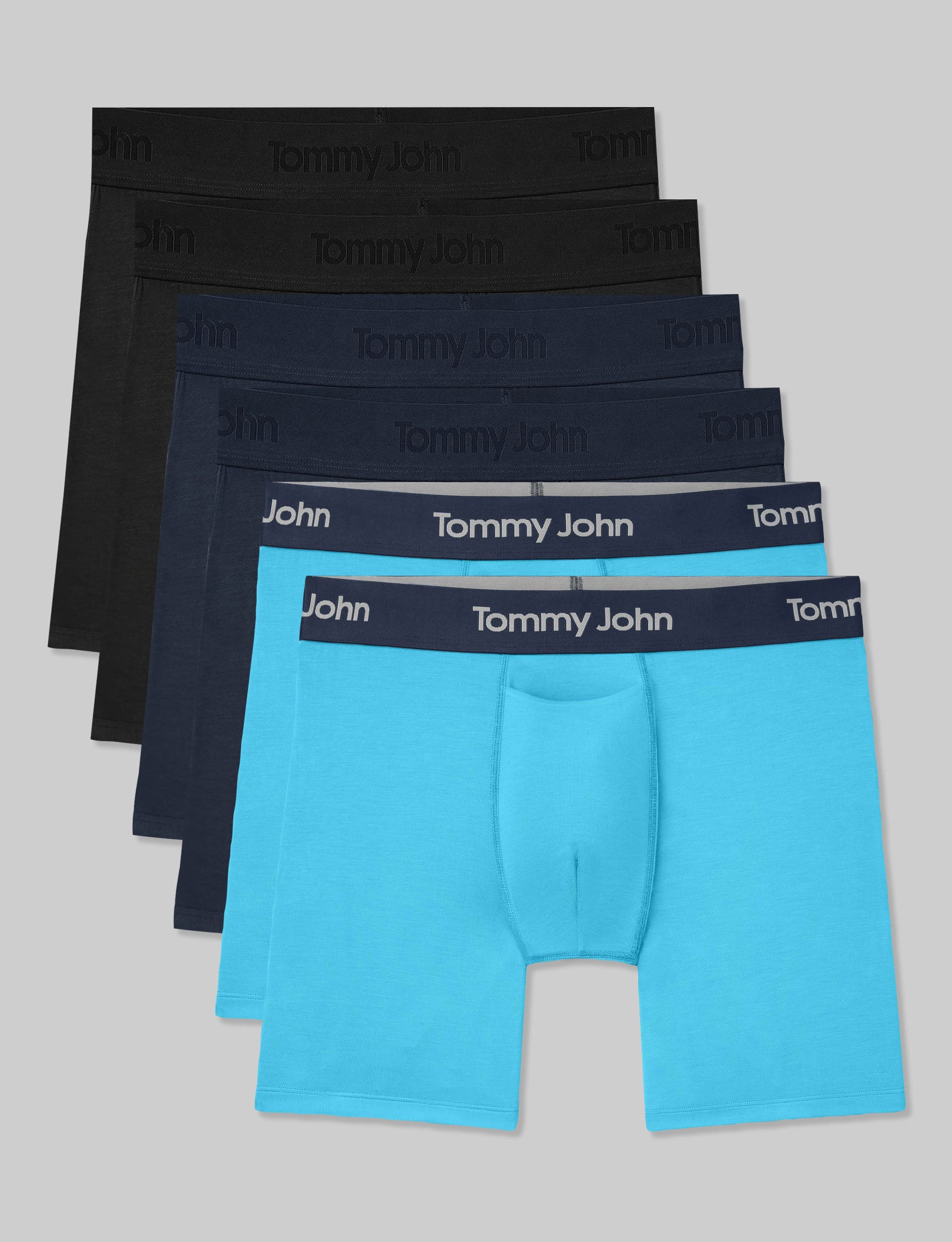 Second Skin Mid-Length Boxer Brief 6" (6-Pack)