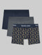 Second Skin Trunk 4" (3-Pack)::Dress Blues/Turbulence/Pickleball