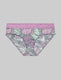 Women's Second Skin Brief, Lace Waist::Pink Poppy Shells Lace Waist::Swatch
