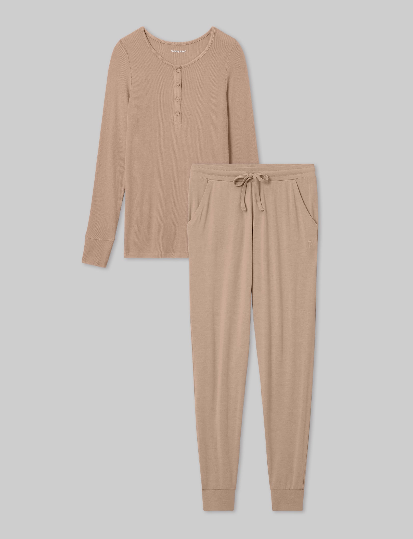 Women's Downtime Henley & Jogger Set