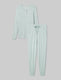 Women's Downtime Henley & Jogger Set::Surf Spray