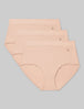 Women's Cool Cotton High Rise Brief (3-Pack)::Maple Sugar
