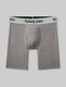 Second Skin Boxer Brief 8"::Medium Heather Grey::Swatch