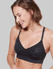 Second Skin Comfort Lace Bralette::Black Lace