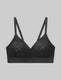Second Skin Comfort Lace Bralette::Black Lace::Swatch