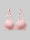 Second Skin Comfort Lace Lightly Lined Wireless Bra::Peachskin Lace::Swatch