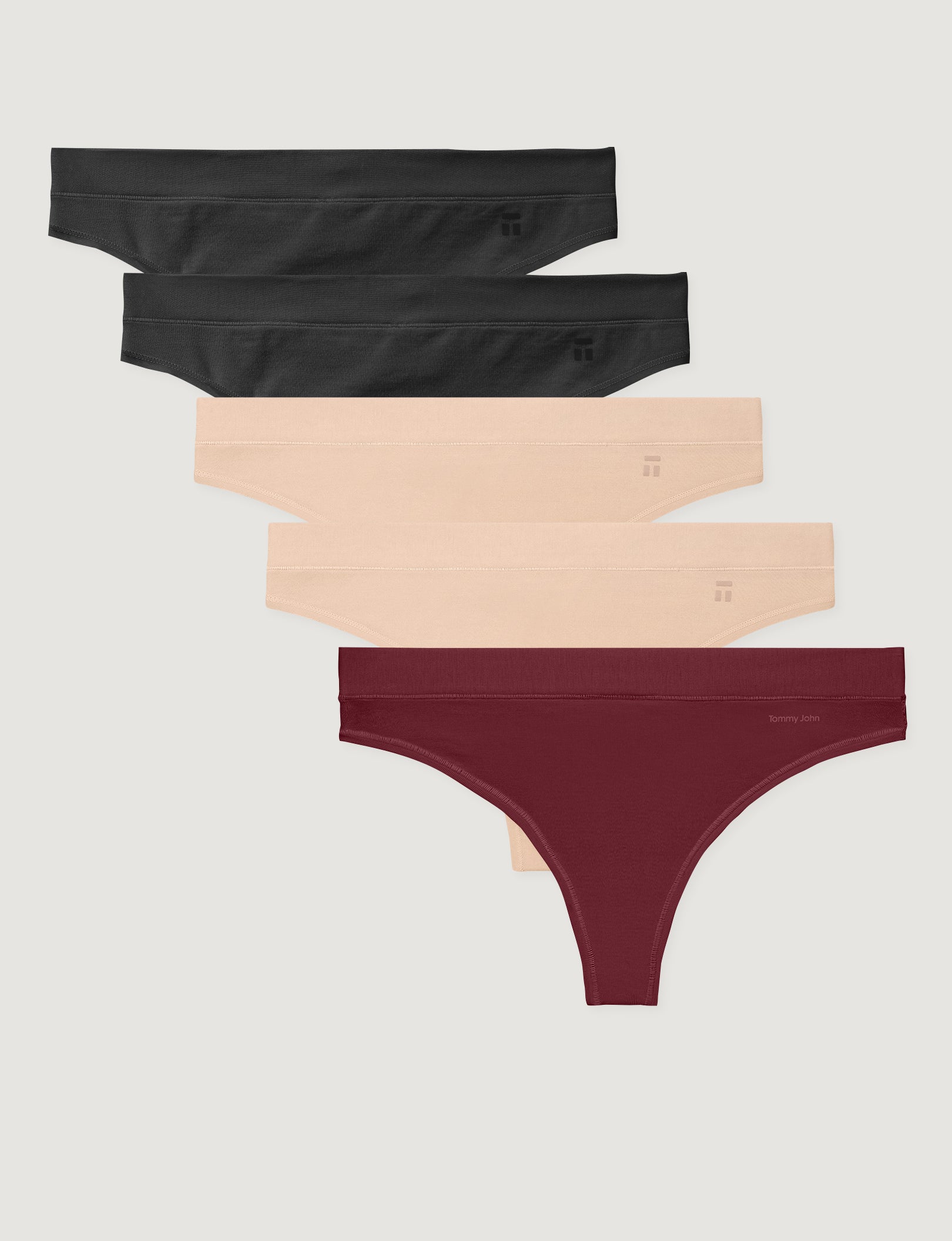 Women's Cool Cotton Thong (5-Pack)