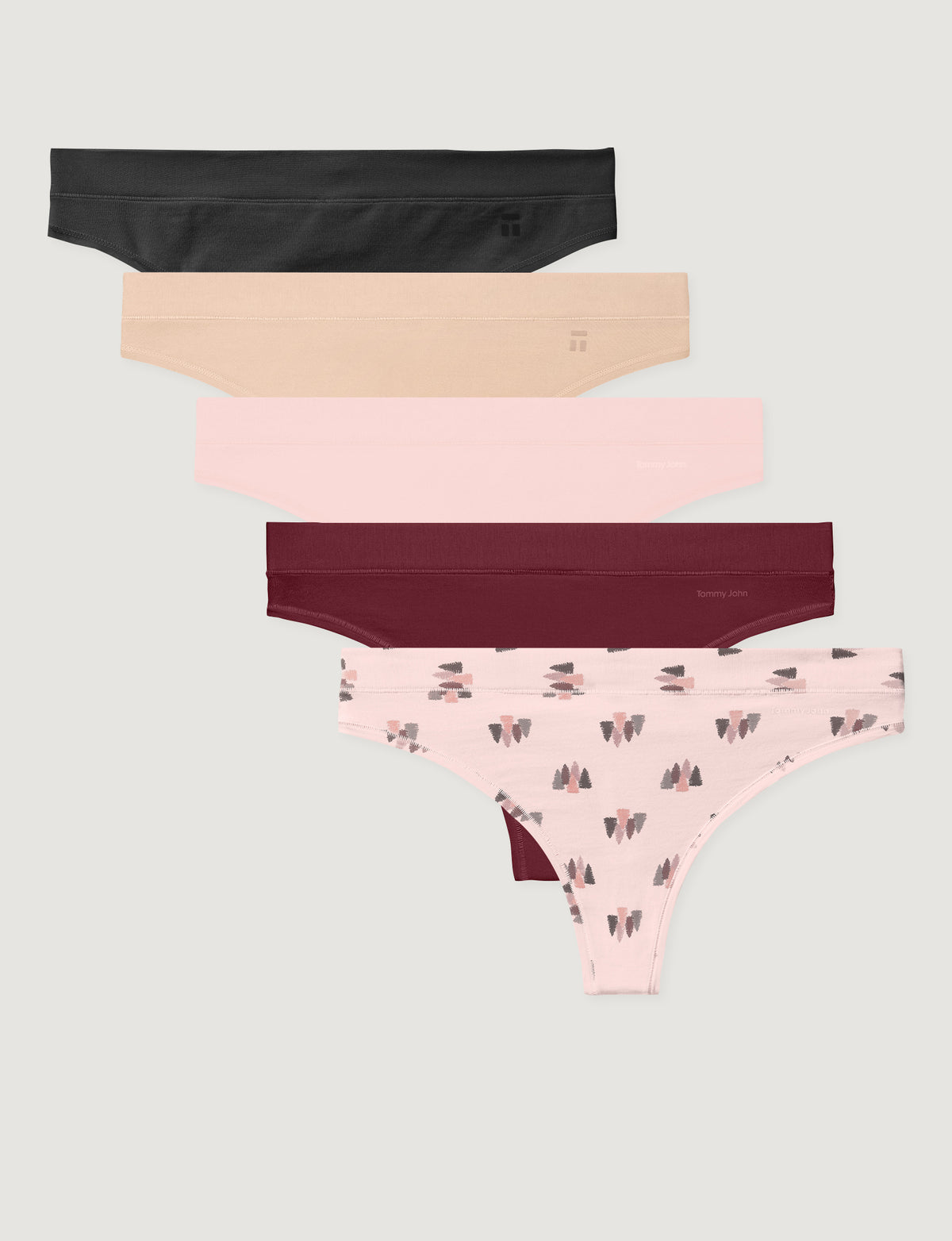 Women's Cool Cotton Thong (5-Pack)