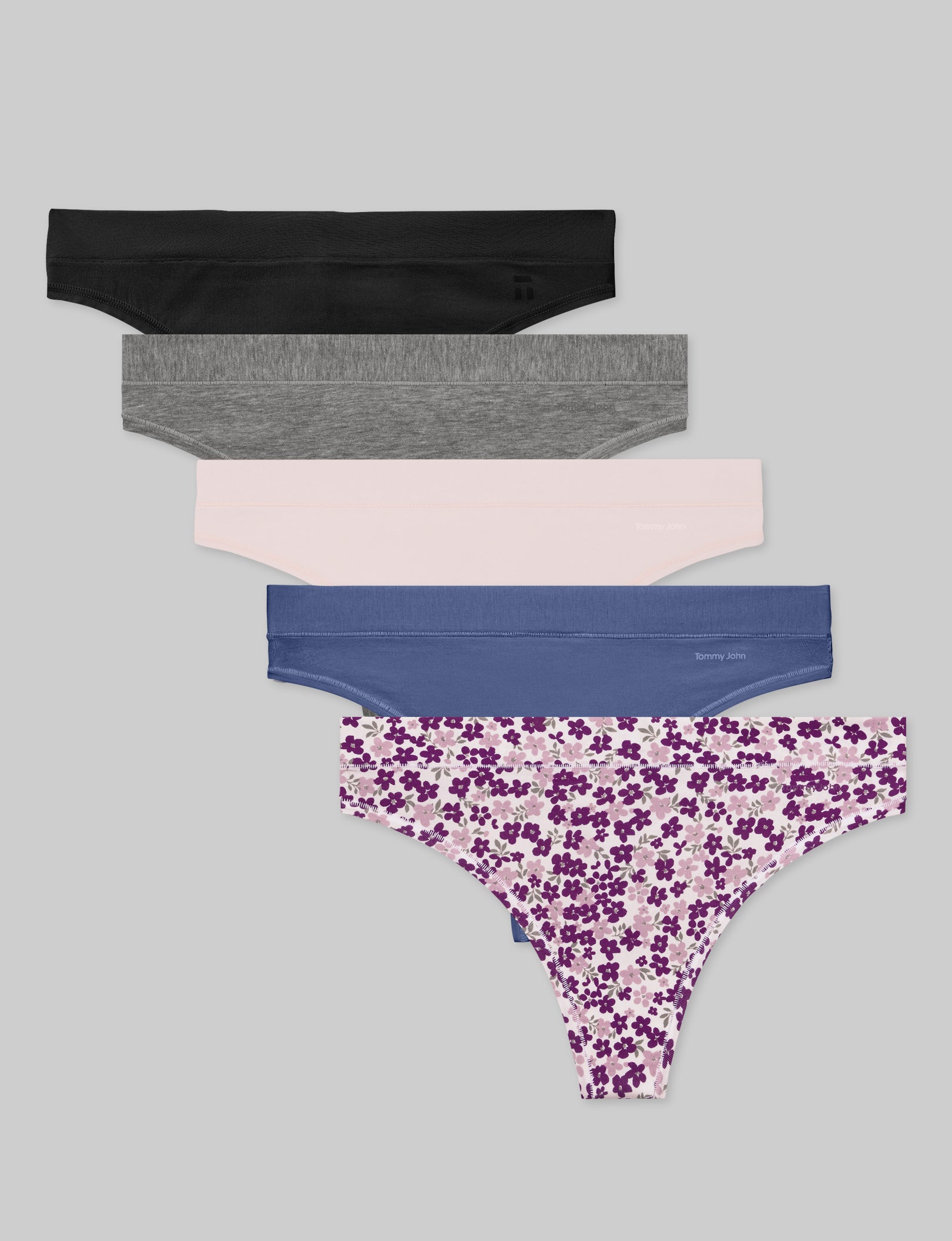 Women's Cool Cotton Thong (5-Pack)