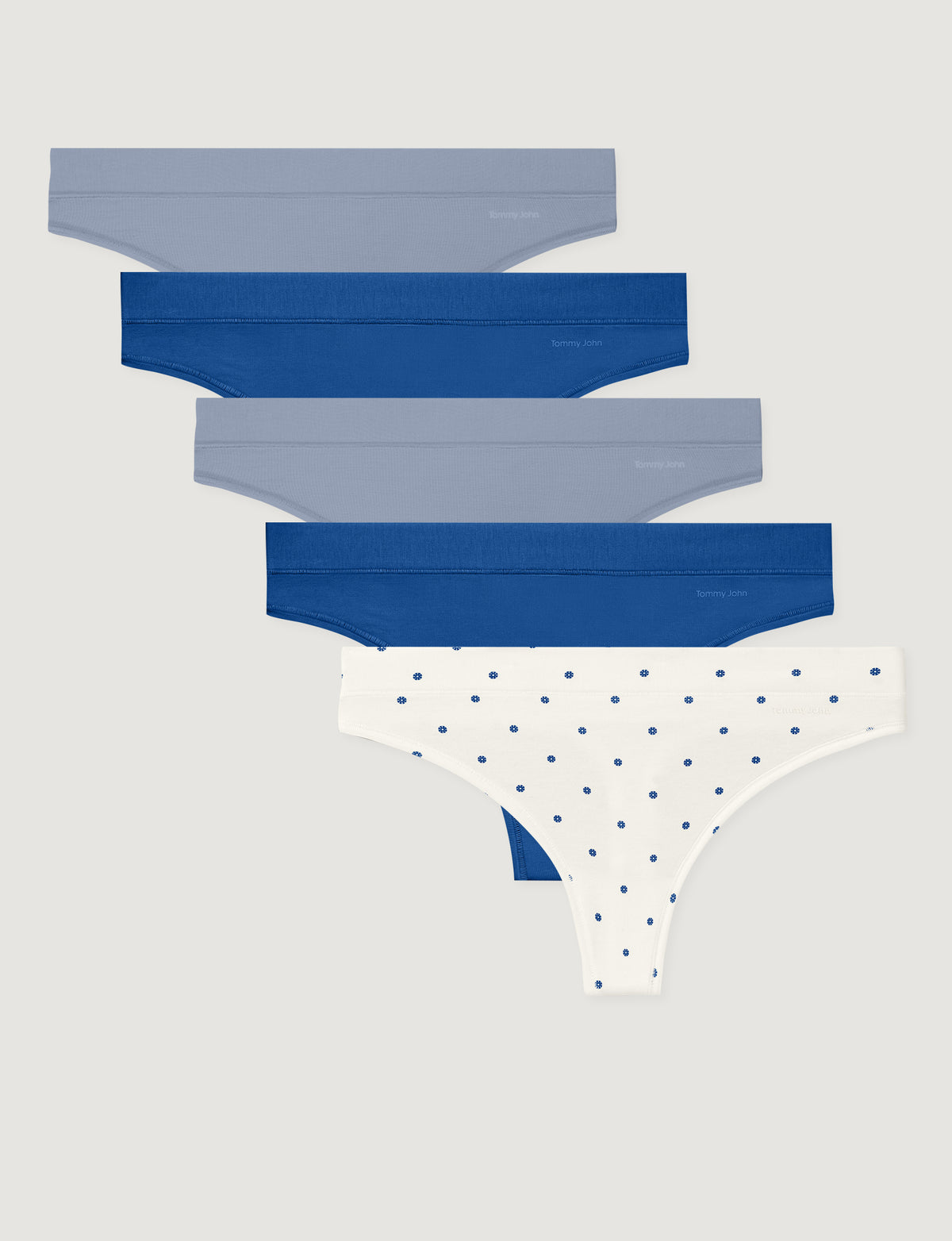 Women's Cool Cotton Thong (5-Pack)