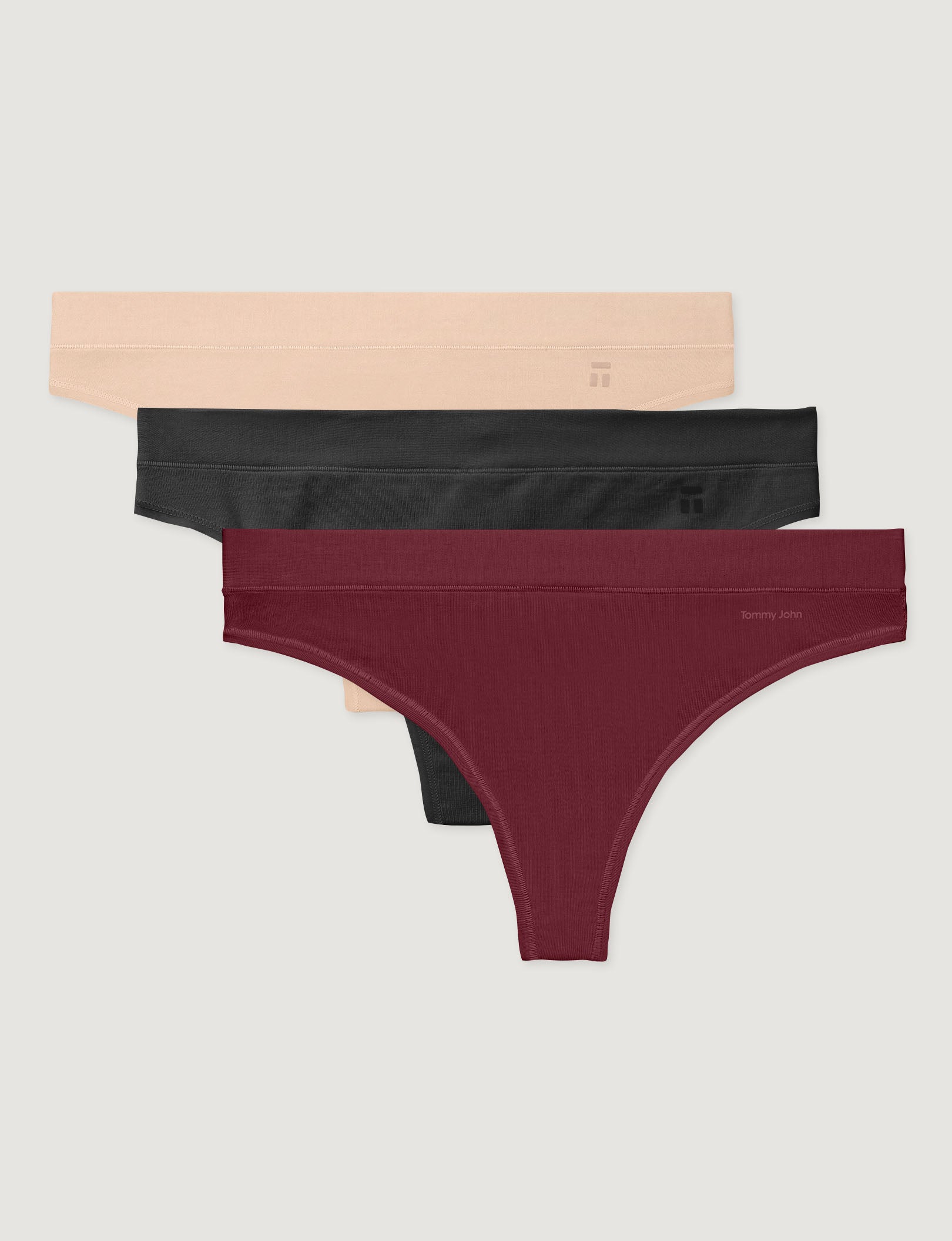 Women's Cool Cotton Thong (3-Pack)