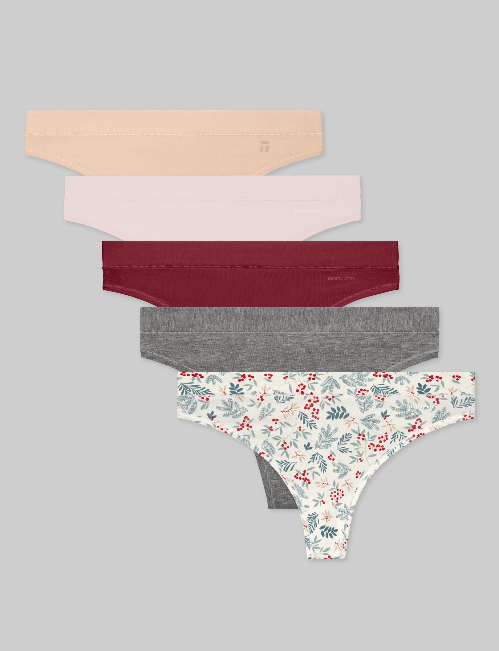 Women's Cool Cotton Thong (5-Pack)