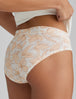 Women's Cool Cotton Brief::Coconut Milk Magnolias