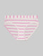 Women's Cool Cotton Brief::Light Lilac Mirror Stripe::Swatch