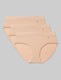 Women's Cool Cotton Brief (3-Pack)::Maple Sugar