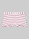Women's Cool Cotton Boyshort::Light Lilac Mirror Stripe::Swatch