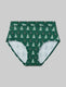 Women's Cool Cotton High Rise Brief::Pine Needle Spruce::Swatch