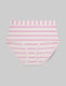 Women's Cool Cotton High Rise Brief::Light Lilac Mirror Stripe::Swatch