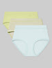 Women's Cool Cotton High Rise Brief (3-Pack)::Luminary Yellow/Beach Balls/Saltwater Slide