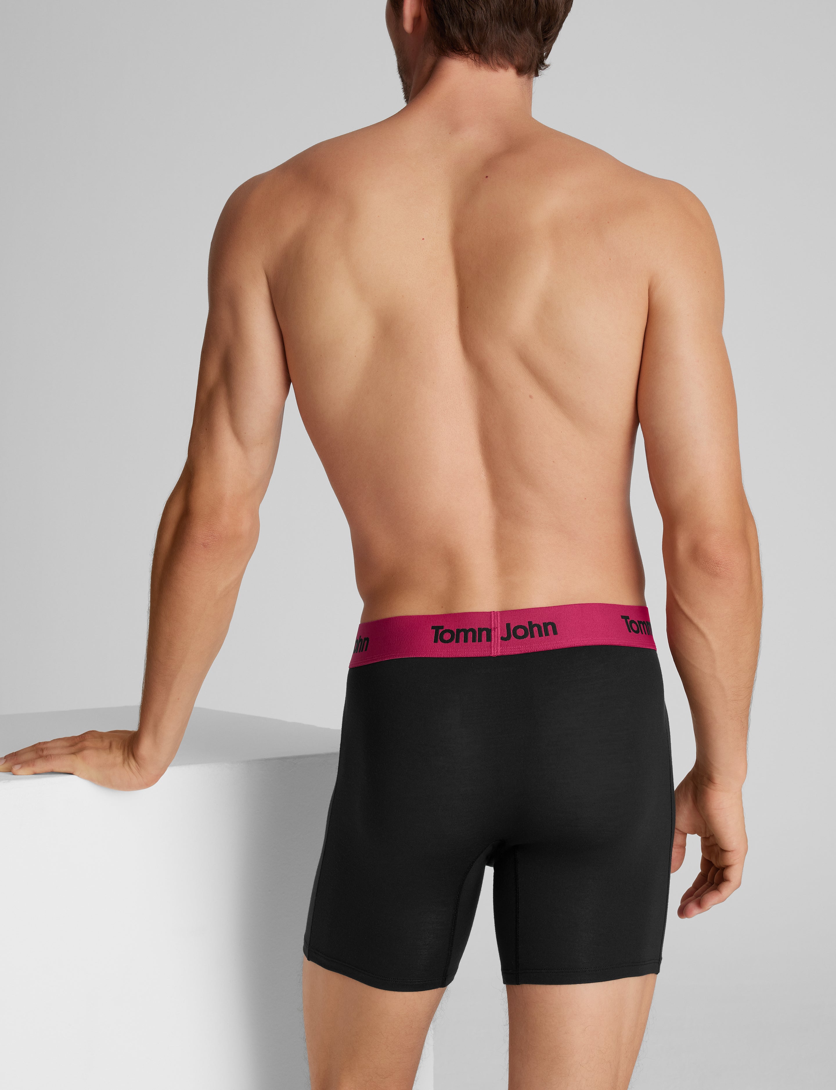Second Skin Mid-Length Boxer Brief 6" (3-Pack)