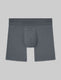 Second Skin Mid-Length Boxer Brief 6"::Turbulence Grey::Swatch