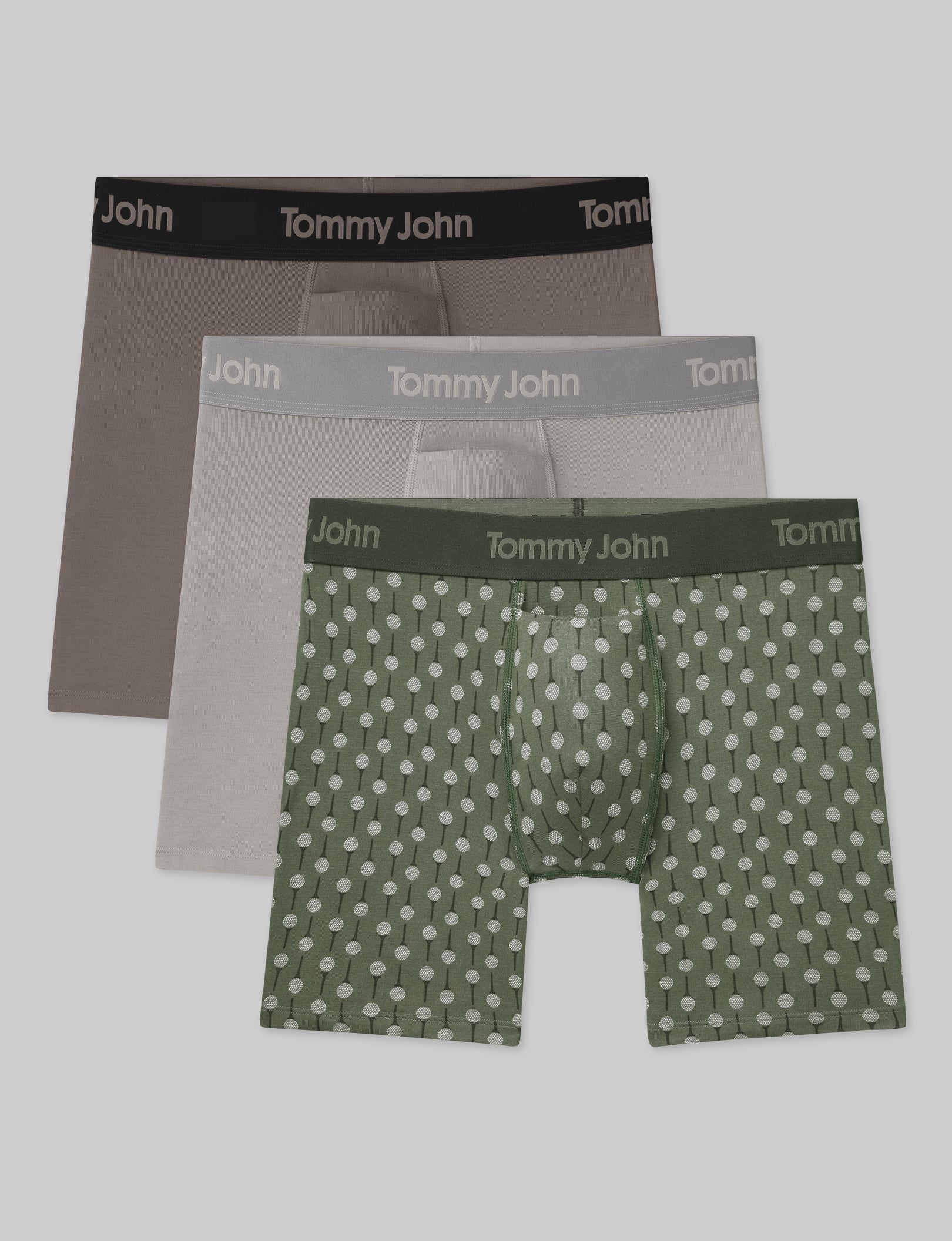 Second Skin Mid-Length Boxer Brief 6" (3-Pack)