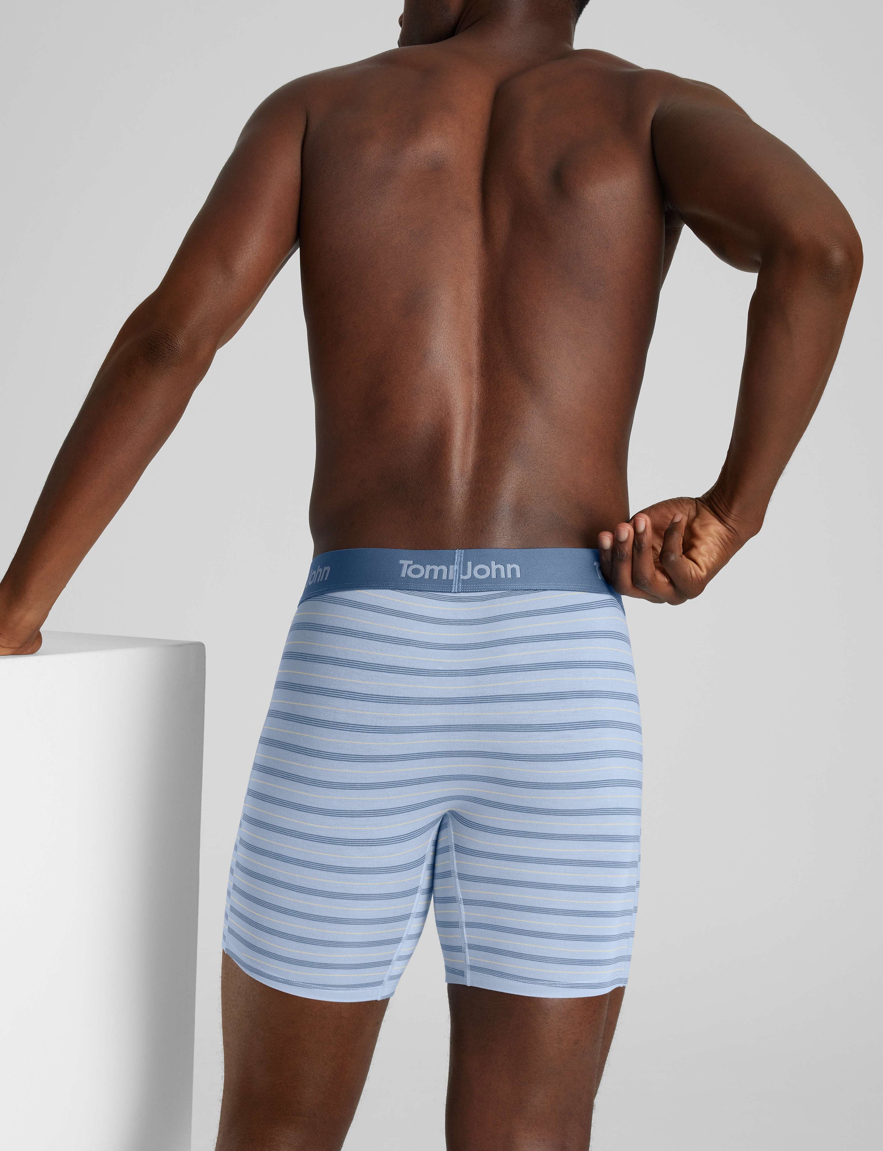 Second Skin Mid-Length Boxer Brief 6" (3-Pack)