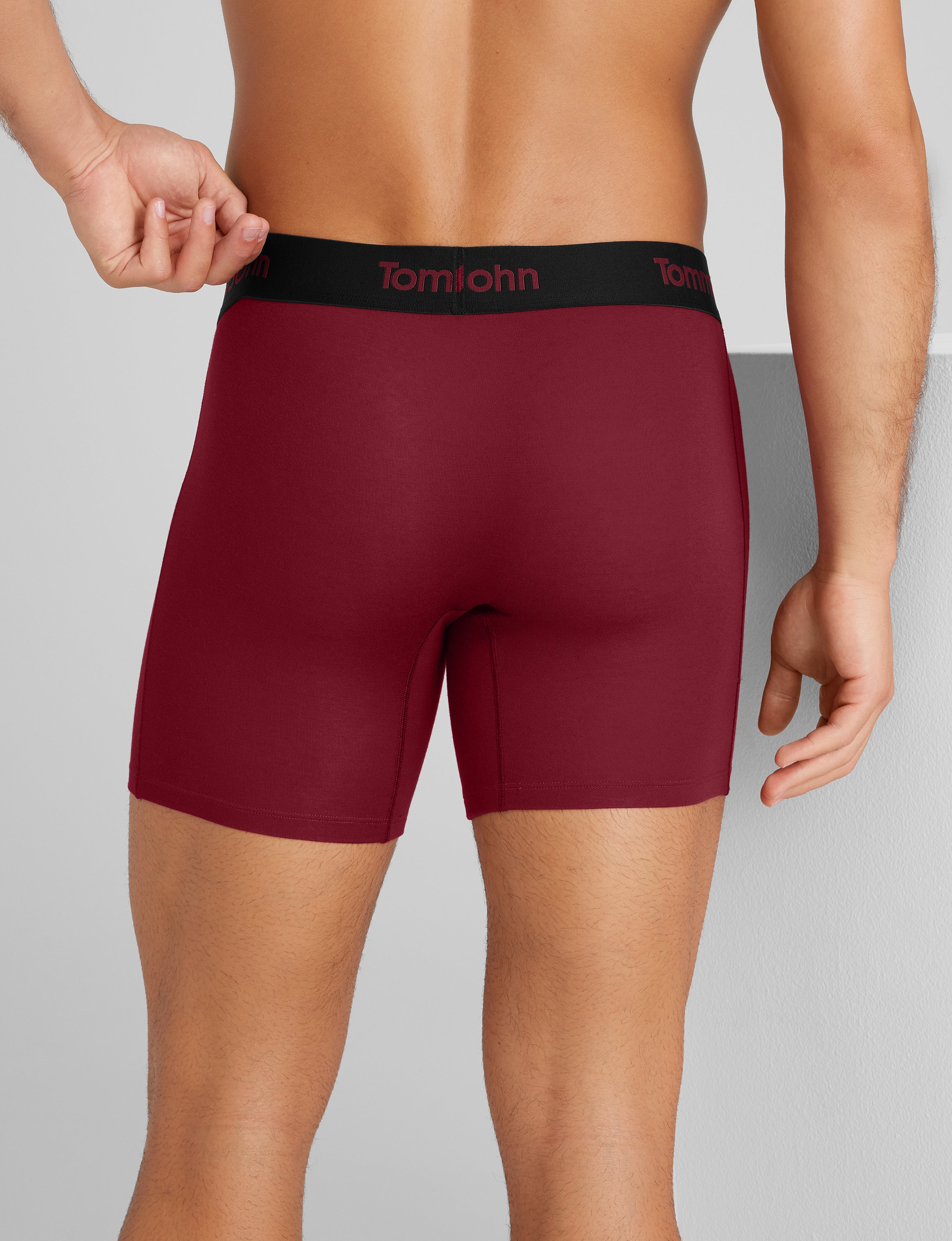 Second Skin Mid-Length Boxer Brief 6" (3-Pack)