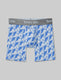 Second Skin Mid-Length Boxer Brief 6"::Ice Water Marlin::Swatch